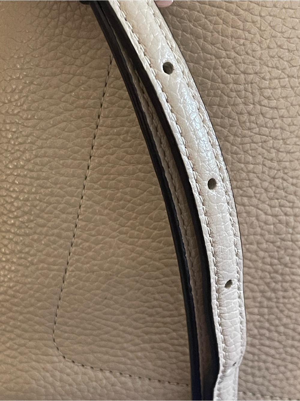 Kate Spade Harlow pebble, leather warm beige Crossbody retail $279 - Picture 10 of 10